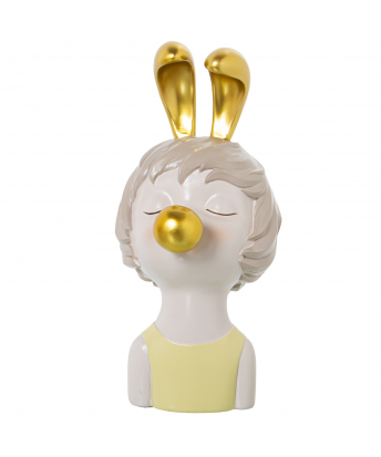 Chicas Orejas Conejo Dorado