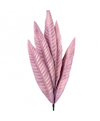 Rama Hojas Artificiales Violeta