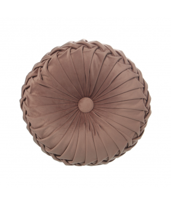 Cojín Spiral Terciopelo Rosa