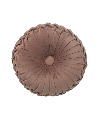 Cojín Spiral Terciopelo Rosa