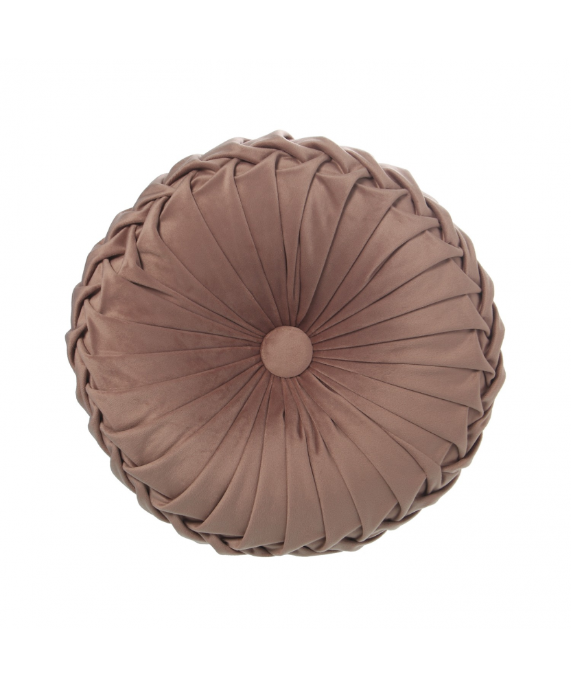 Cojín Spiral Terciopelo Rosa