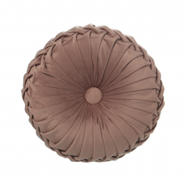 Cojín Spiral Terciopelo Rosa