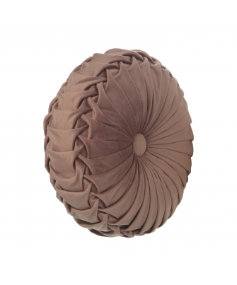 Cojín Spiral Terciopelo Rosa