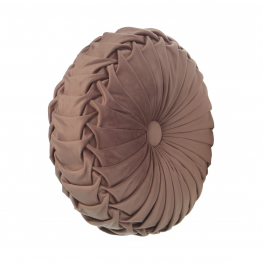 Cojín Spiral Terciopelo Rosa