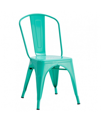 Silla Limited Acero Verde Agua