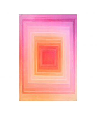 Cuadro Oleografía Alto Brillo Tonos Rosados