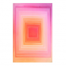 Cuadro Oleografía Alto Brillo Tonos Rosados