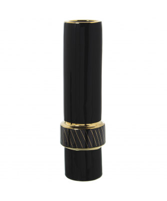 Jarrón Uwe Cerámica Oro / Negro