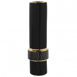 Jarrón Uwe Cerámica Oro / Negro