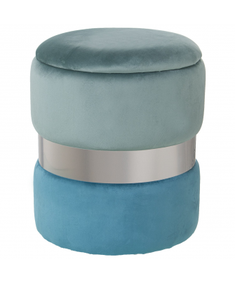 Puf Arcón Duo Azul / Verde Agua