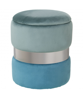 Puf Arcón Duo Azul / Verde Agua
