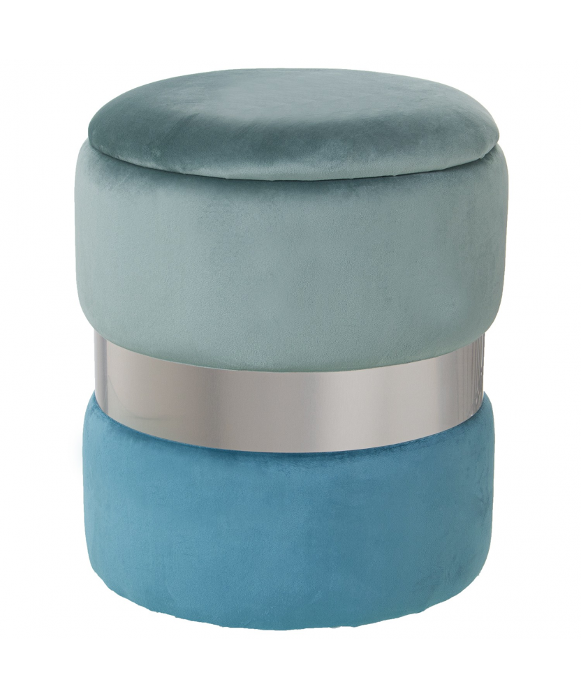 Puf Arcón Duo Azul / Verde Agua