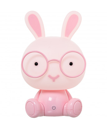 Lámpara Led Sobremesa Conejo Rosa