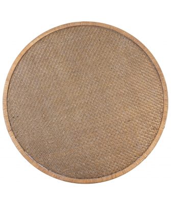 Mesa Centro Madera C/Borde Trenzado