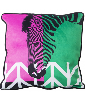 Cojín Terciopelo Siara Cebra