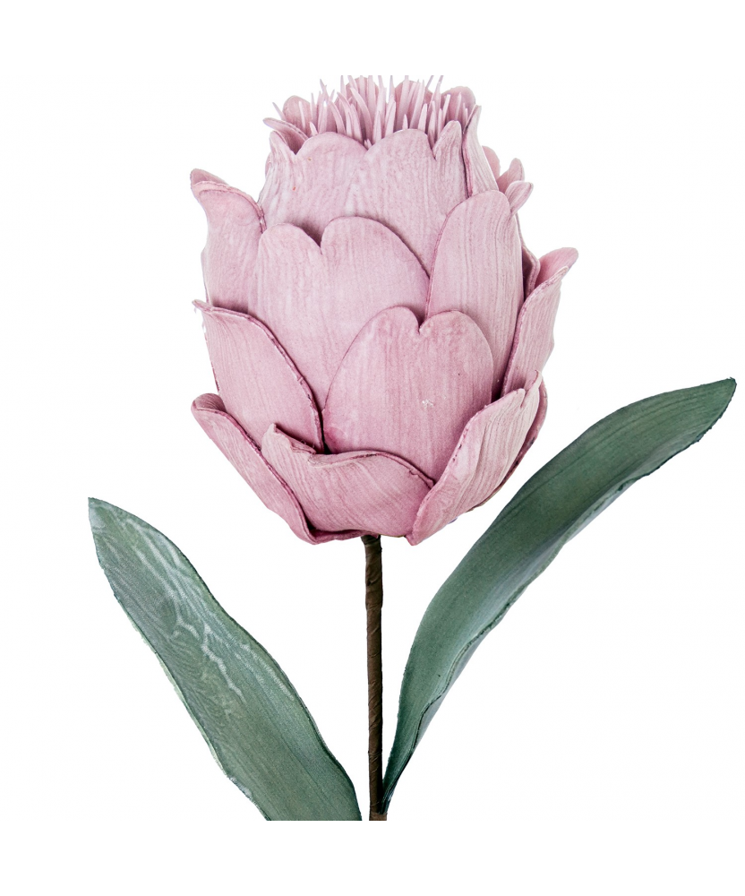 Flor Artificial Rosa Espuma Eva 65 cm