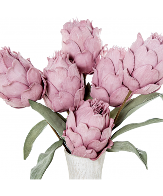 Flor Artificial Rosa Espuma Eva 65 cm