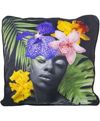 Cojín Terciopelo Pretty Girl  Africana