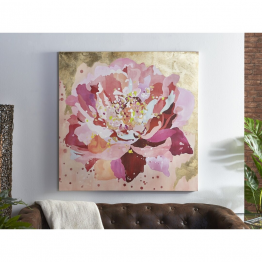 Óleo Flor Rosa / Oro