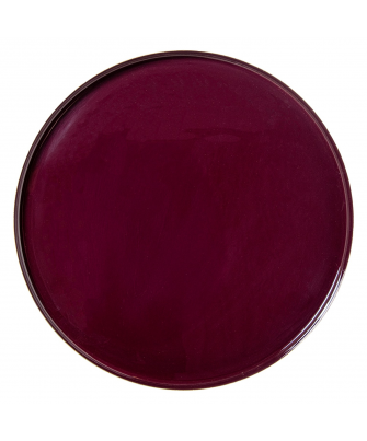 Mesa Metal Esmaltada Burdeos