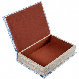 Set 2 Cajas Libro Madera /Espejo