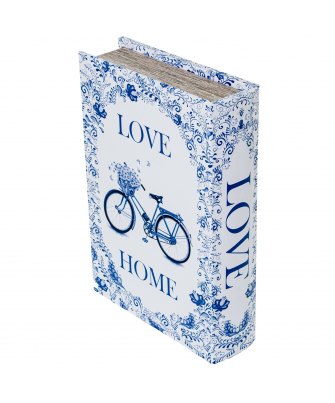 Set 2 Cajas Libro Madera /Espejo