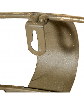 Espejo Metal 89cm Dorado Redondo Ø89x5cm