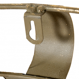 Espejo Metal 89cm Dorado Redondo Ø89x5cm