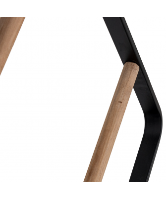 Escalera Decorativa Metal/ Madera 41x3x163cm