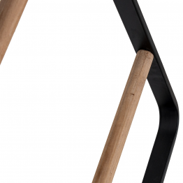 Escalera Decorativa Metal/ Madera 41x3x163cm