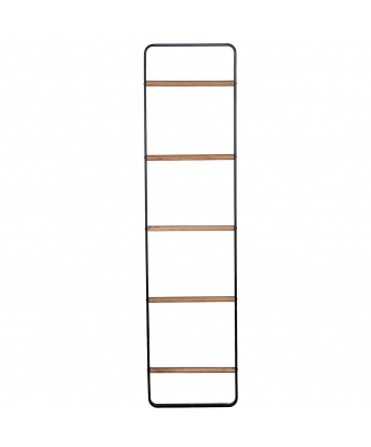 Escalera Decorativa Metal/ Madera 41x3x163cm