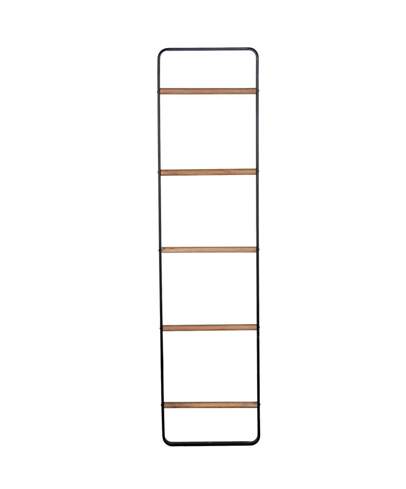 Escalera Decorativa Metal/ Madera 41x3x163cm