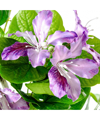 Planta Artificial Arbol Orquideas Violeta 120 Cm 5 Ramos 120 Cm.