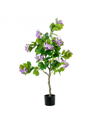 Planta Artificial Arbol Orquideas Violeta 120 Cm 5 Ramos 120 Cm.