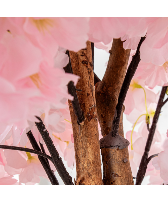Planta Artificial Cerezo 160 Cm Rosa Cherry 4 Troncos 160 Cm.