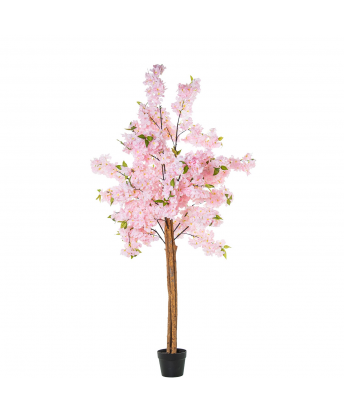 Planta Artificial Cerezo 160 Cm Rosa Cherry 4 Troncos 160 Cm.