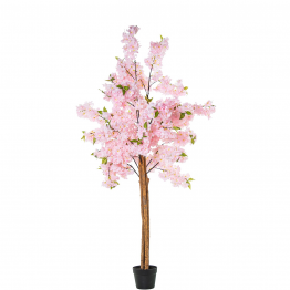 Planta Artificial Cerezo 160 Cm Rosa Cherry 4 Troncos 160 Cm.