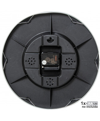 Reloj Pared Aluminio Dorado