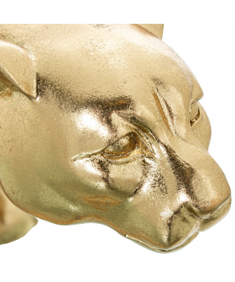 Figura Resina Guepardo Dorado 53x16x22cm