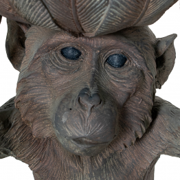 Figura Resina Chimpancé C/cuenco 29x28x49cm