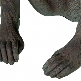 Figura Resina Chimpancé C/cuenco 29x28x49cm