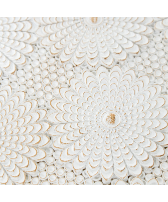 Bandeja Resina Blanca 29x15x1,5cm