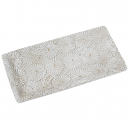 Bandeja Resina Blanca 29x15x1,5cm