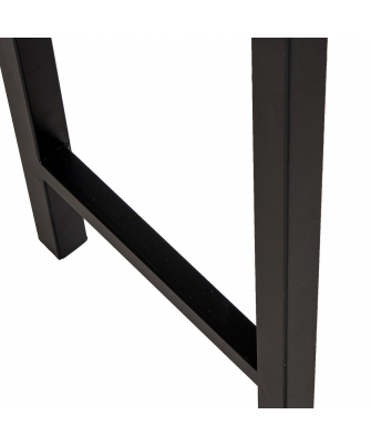 Mesa Entrada Madera C/patas Metal 80x25x80cm