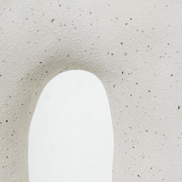 Lampara Sobremesa Ceramica Blanca 1xg9 No Incluida 30x12x30.5cm