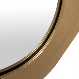 Espejo Sobremesa Metal Dorado 22x16x38cm