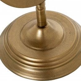 Espejo Sobremesa Metal Dorado 22x16x38cm