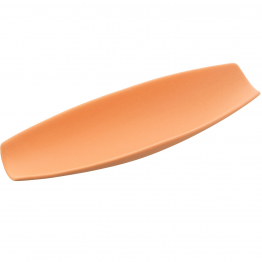 Centro Ceramica Marron Teja 33x11x4,5cm