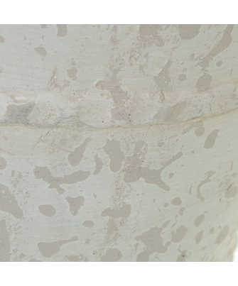 Jarrón Cerámica Blanca Ø21x43cm