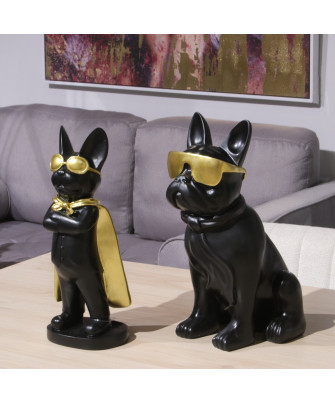 Bulldog Capa y Gafas